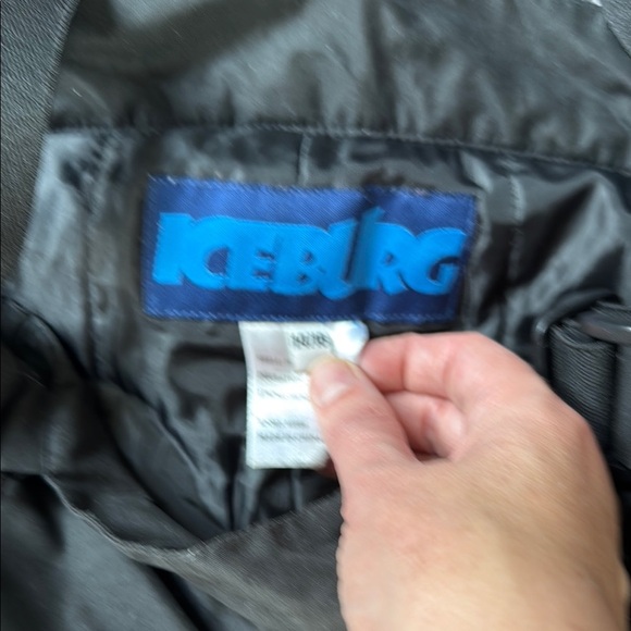 kids Ice Black Snow pant with Suspenders - Picture 3 of 4